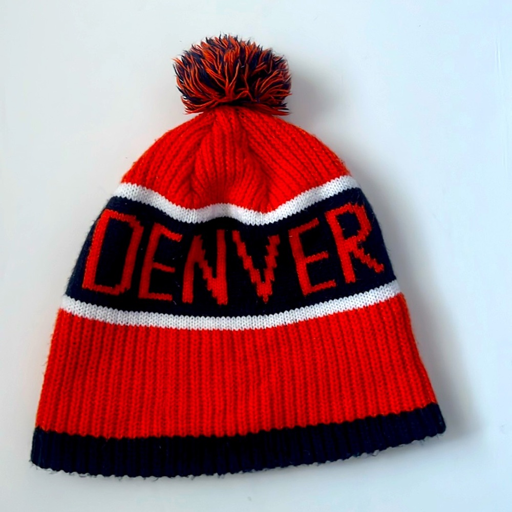 Denver‎ Broncos Pom Beanie (one size)